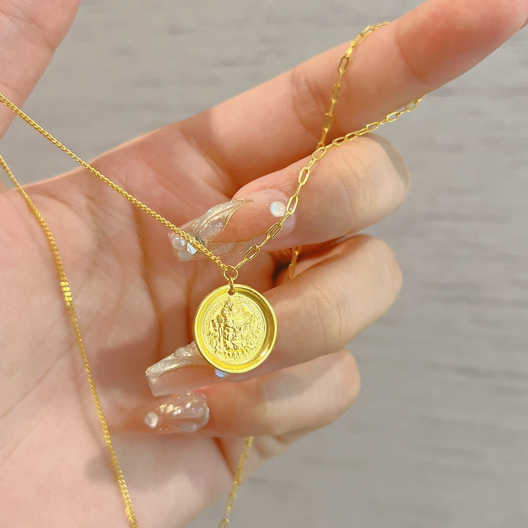 不支持七天无理由【黄财财黄金套链】足金999 多样性发一！