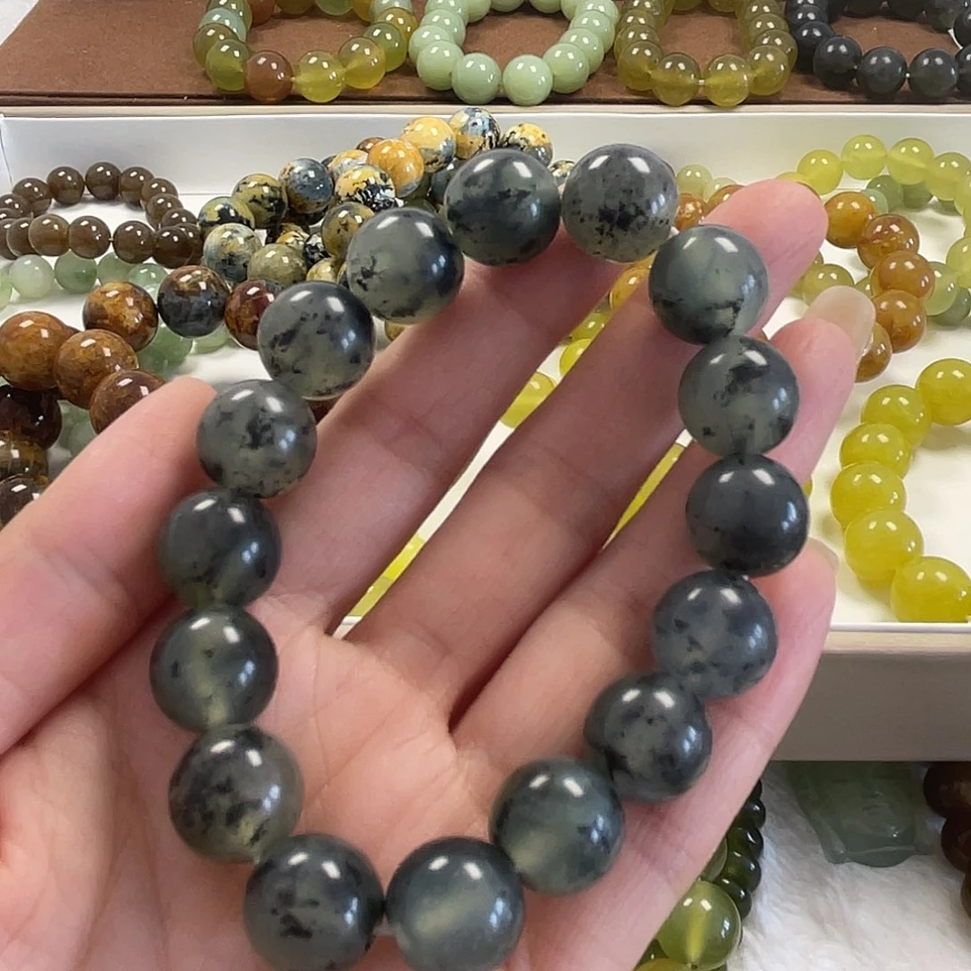 蛇纹石玉未镶嵌手串