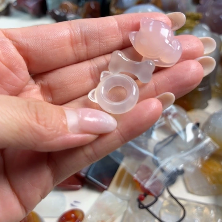 玛瑙/玉髓未镶嵌吊坠(不含链)