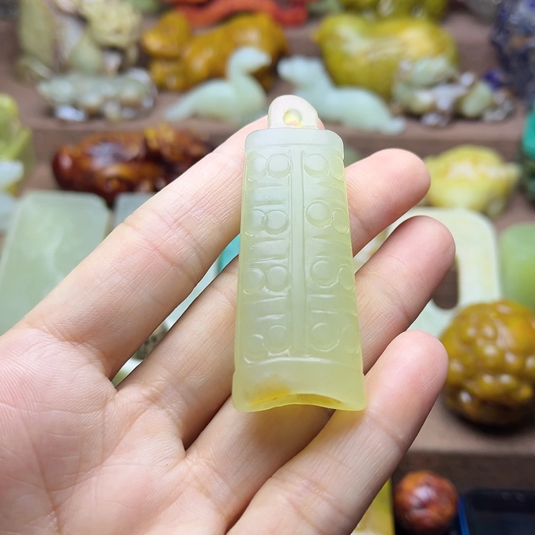 白玉菩提吊坠91。。