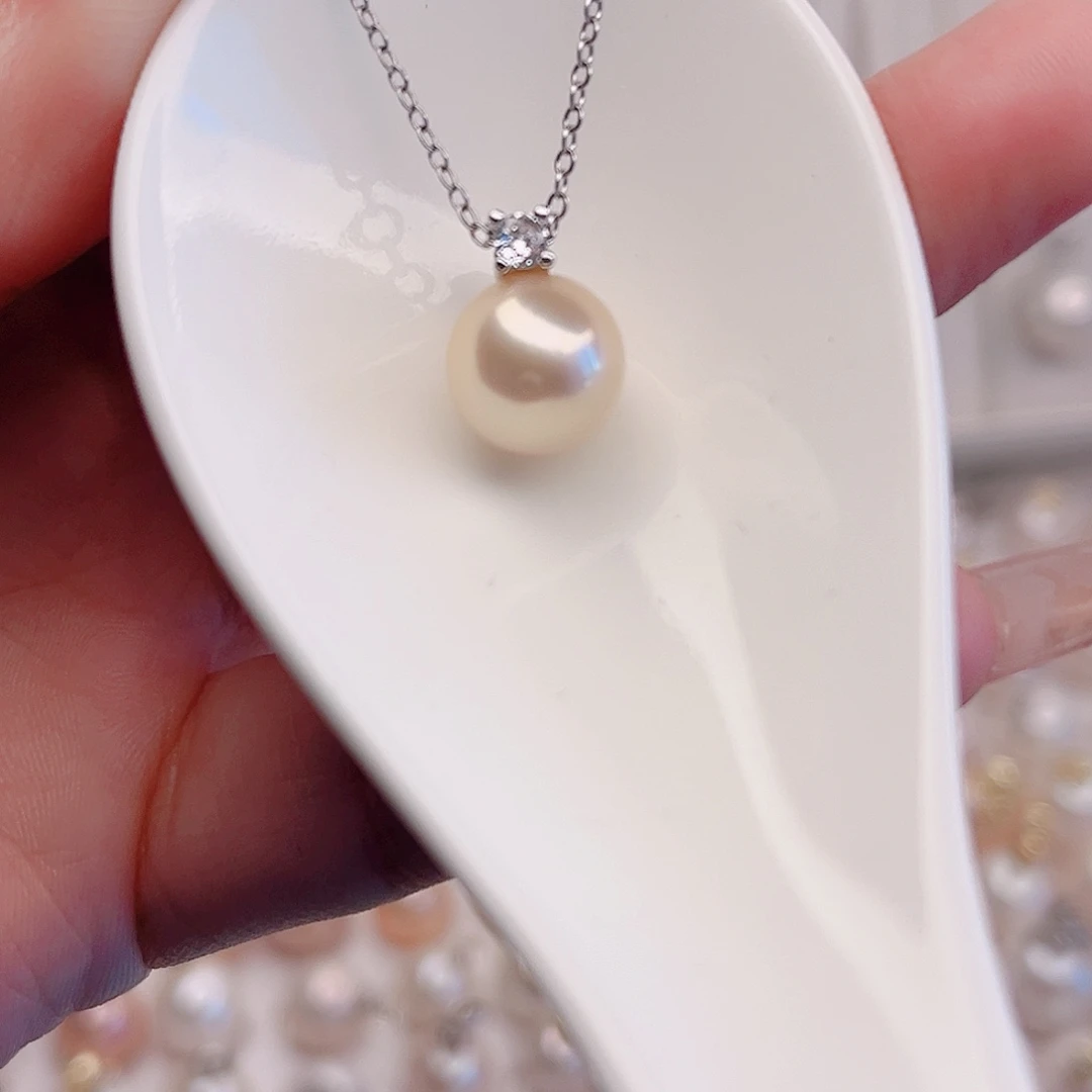 未镶嵌淡水珍珠吊坠(赠链)