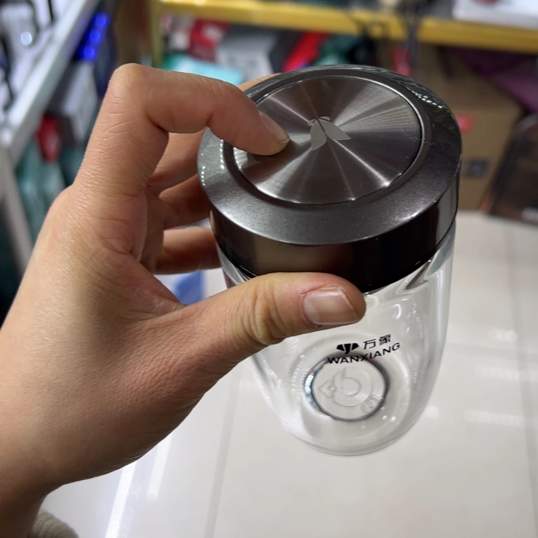 U402单层烫手玻璃杯380杯套