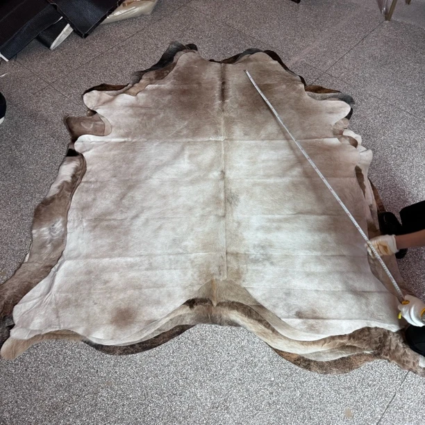 【本尼家】K1009 230x200cm专拍牛皮地毯家用轻奢