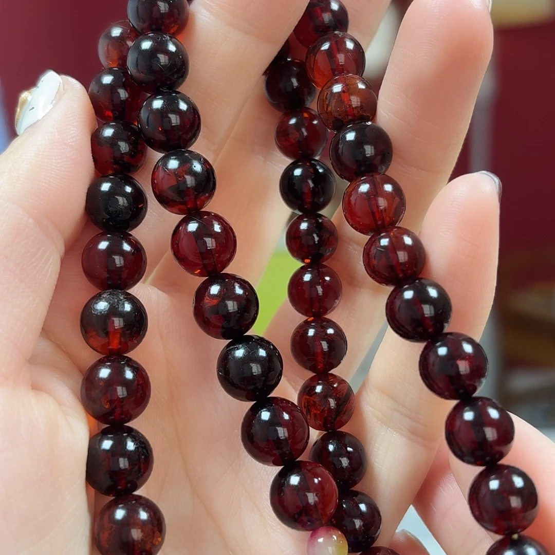 琥珀未镶嵌颈饰项链