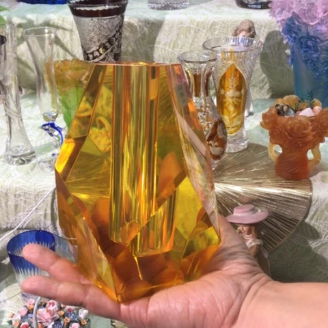 有机玻璃水晶花瓶清货微瑕