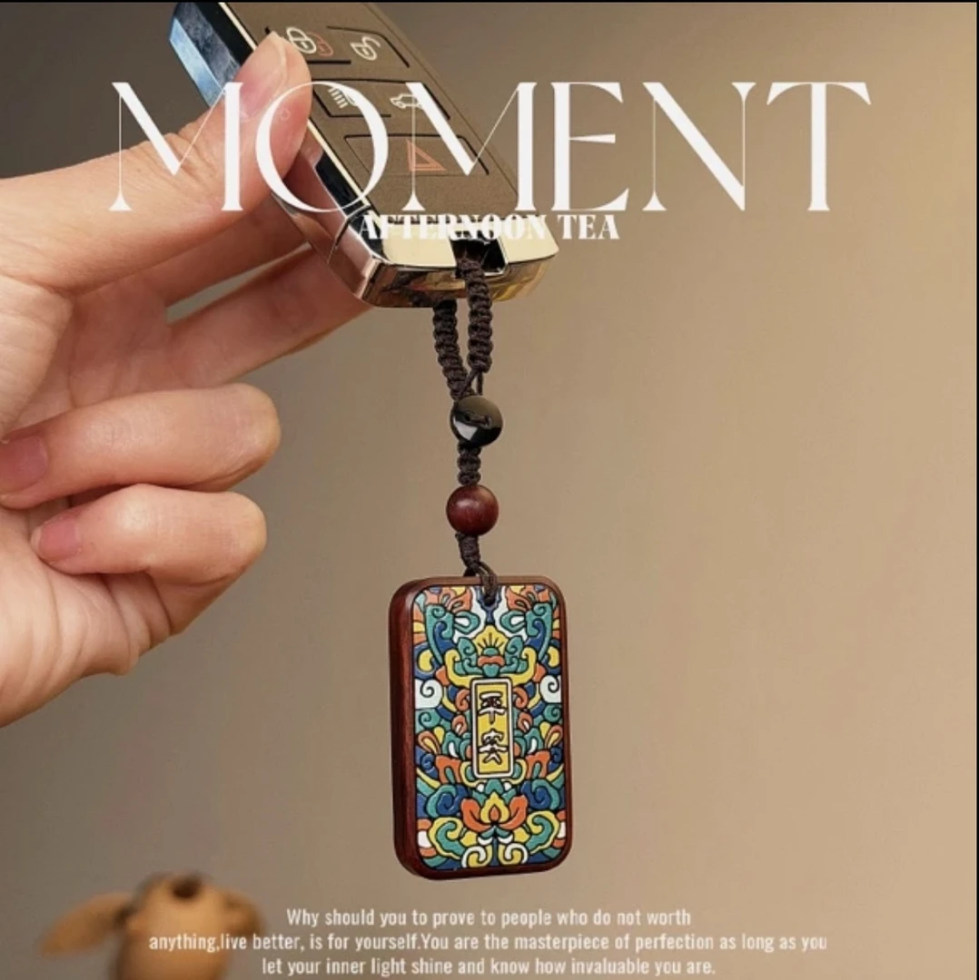 A188彩绘国潮平安挂件-无礼盒