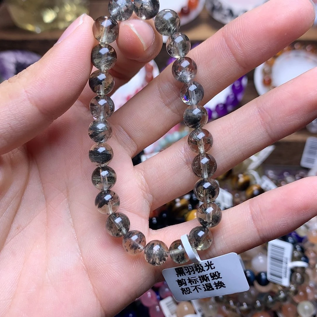 水晶黑羽极光7+未镶嵌