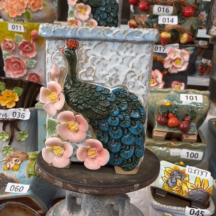 紫砂花盆粗陶材质多肉花盆