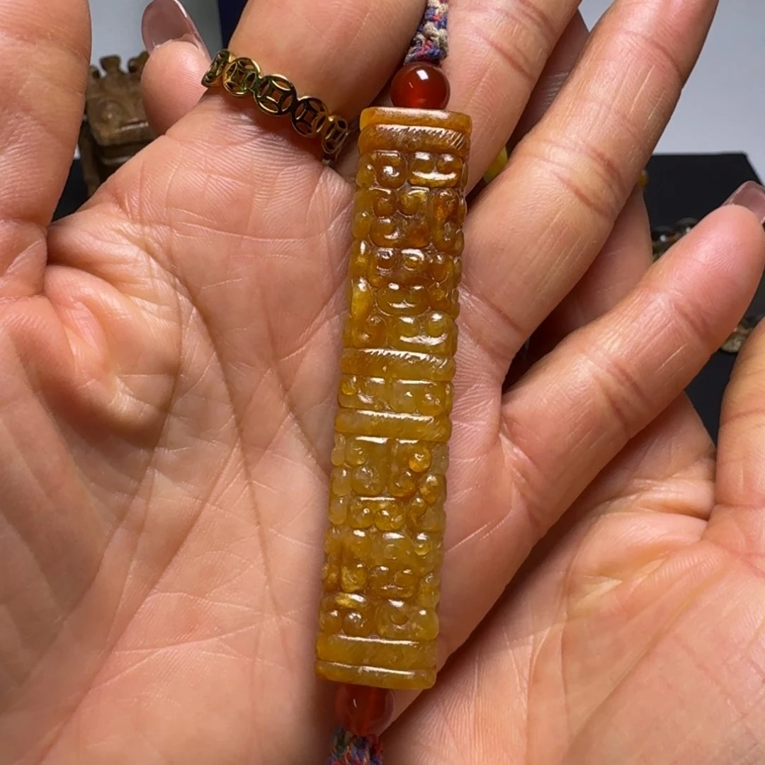 和田玉（糖玉）挂件未镶嵌