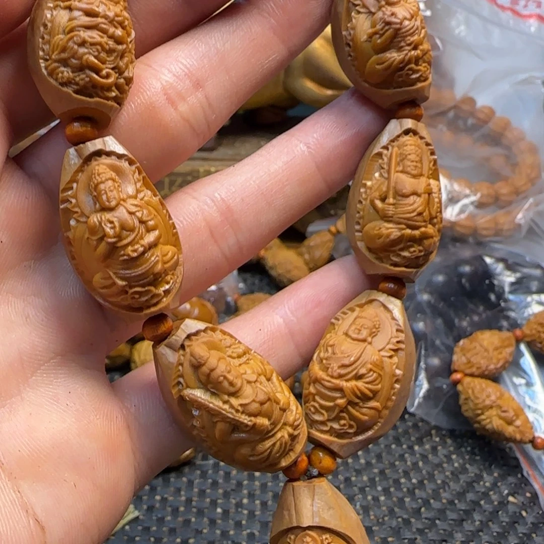 橄榄核手串/手链包衣八大护法