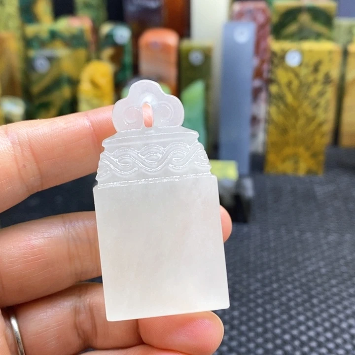 云南石青田石印章石