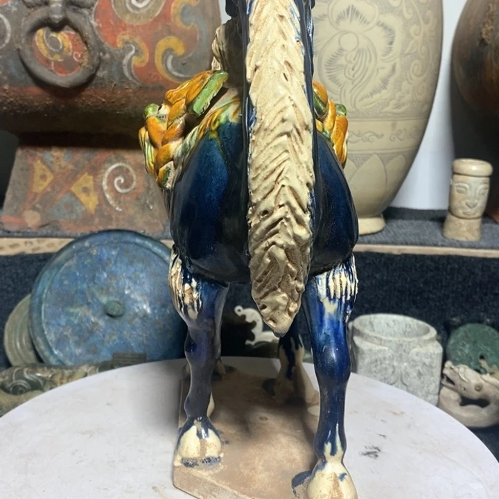 摆件青**人精品瓷器摆件