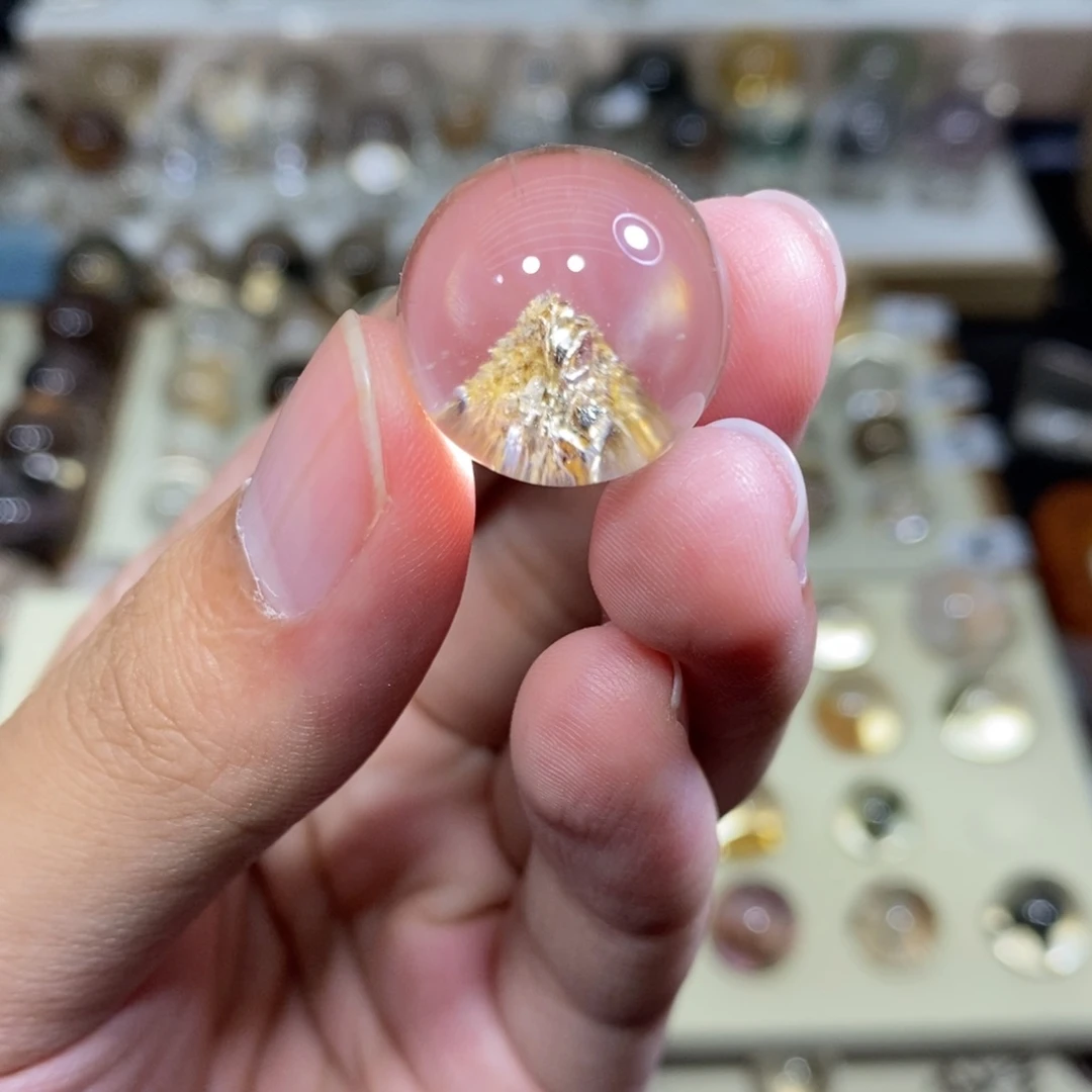 未镶嵌珠宝半成品水晶19m