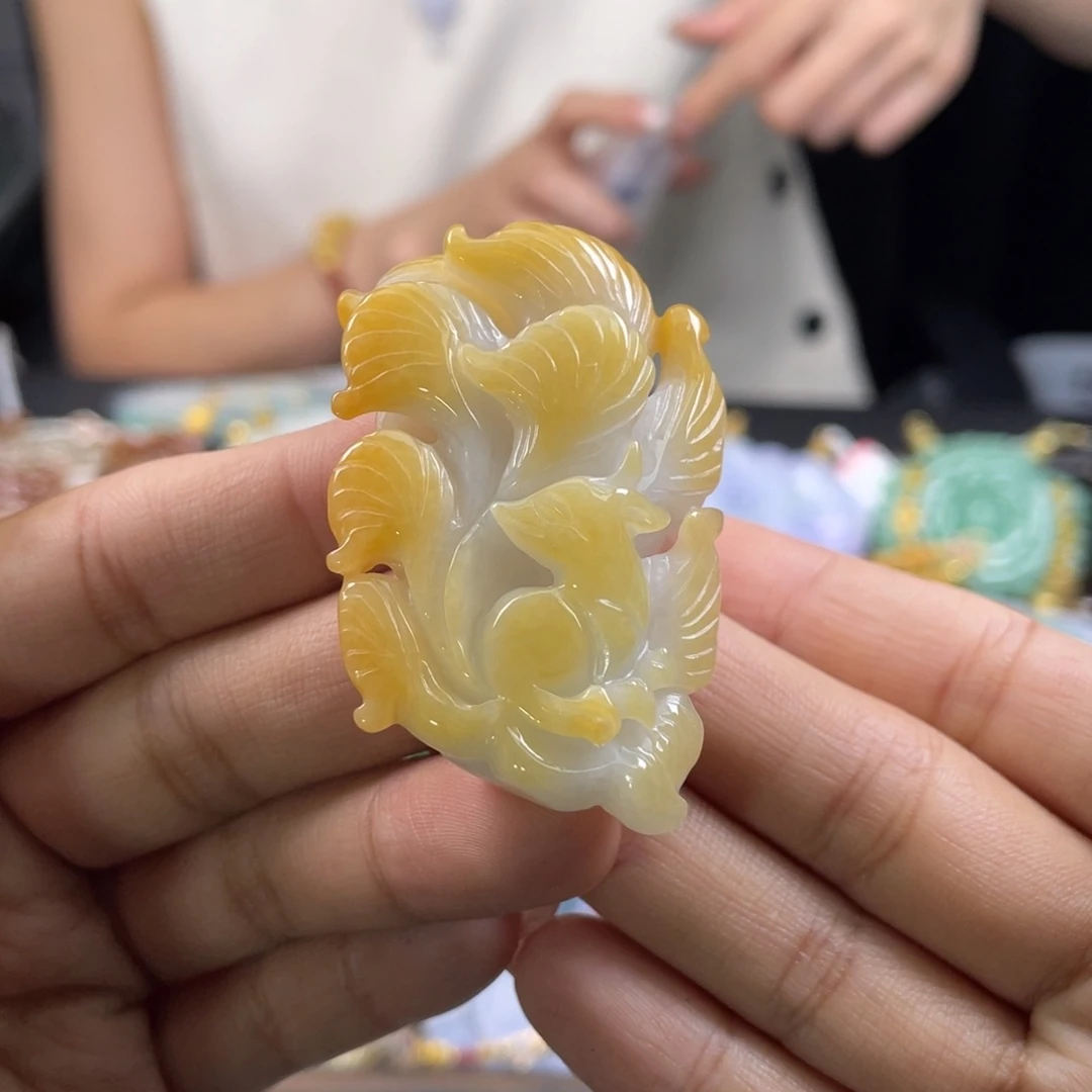 翡翠未镶嵌颈饰代编织