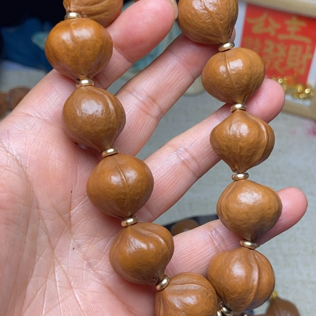 橄榄核手串/手链白**家蒜头