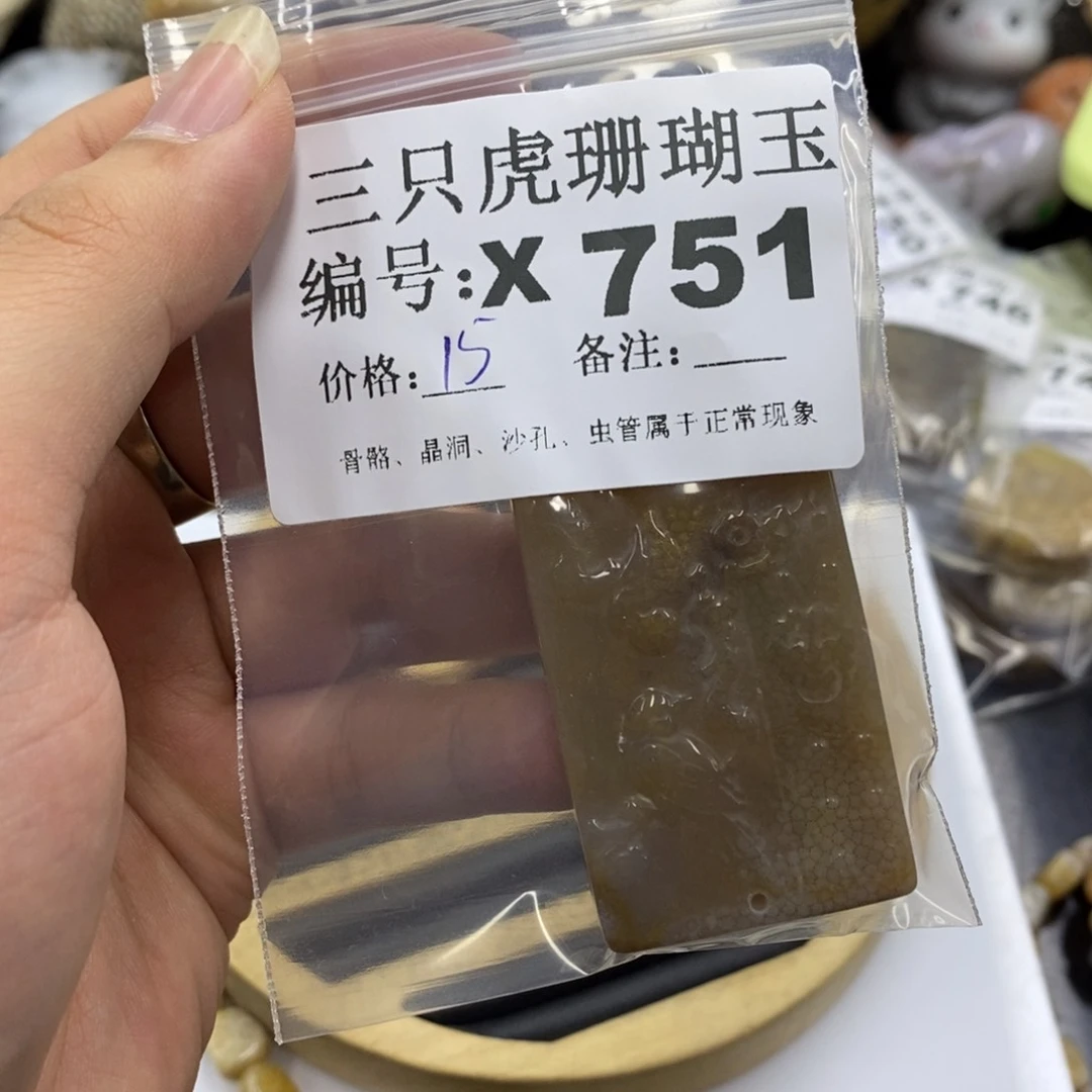 硅化珊瑚（珊瑚玉）1未镶嵌悦*哎