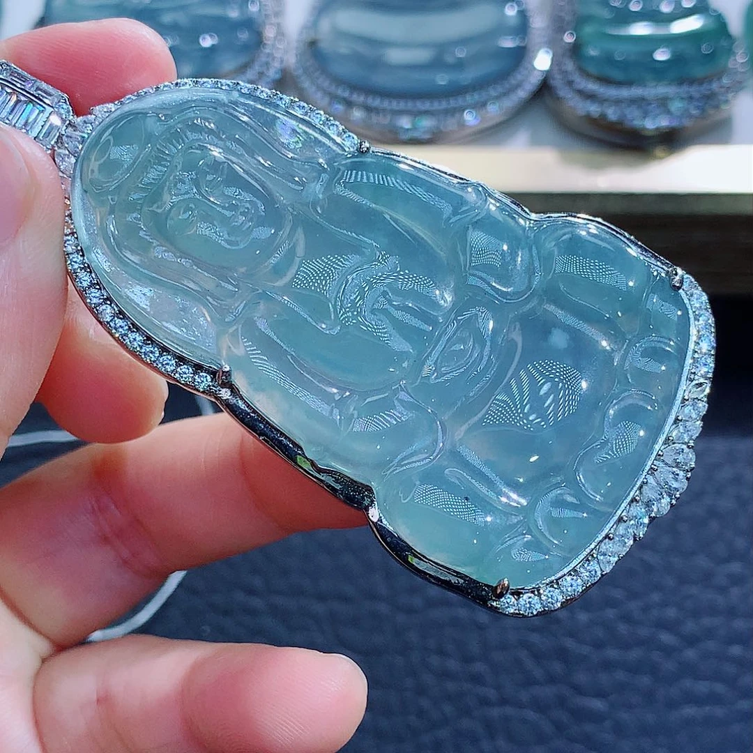 未镶嵌挂件翡翠翡翠