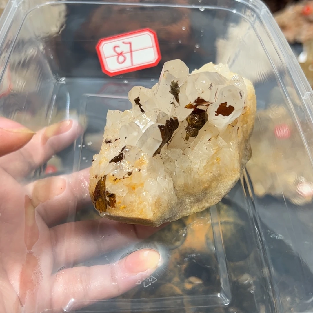 美***始水晶珠宝半成品未镶嵌