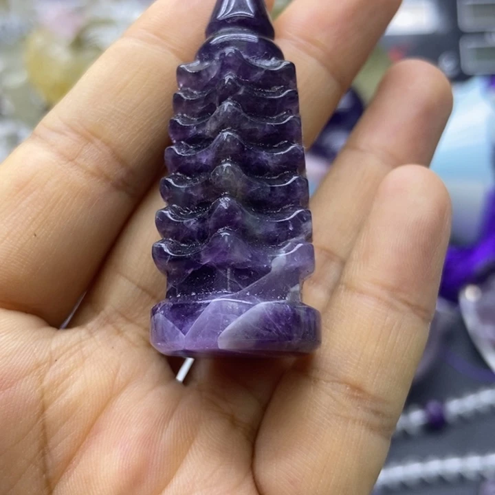 未镶嵌笔搁水晶摆件