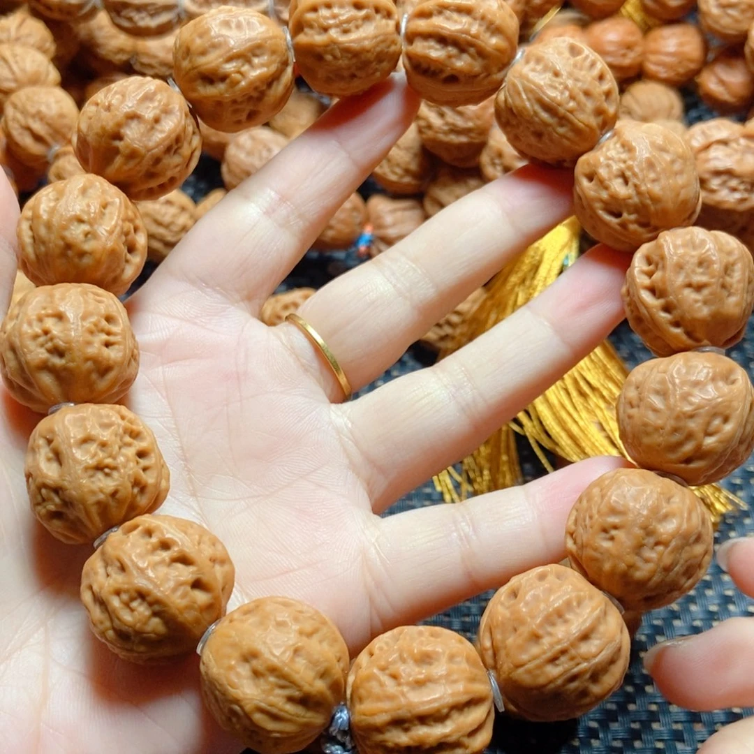 文玩核桃手串郭*龙骨八棱