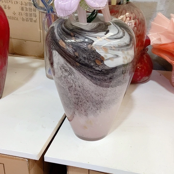 琉璃花瓶高度30厘米9厘米