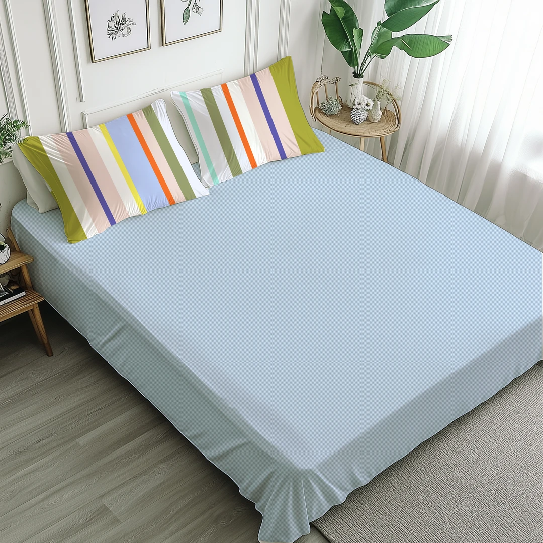 【恐龙严选】全棉 床单三件套 逐梦之路 亲肤床品 柔软  2279 A