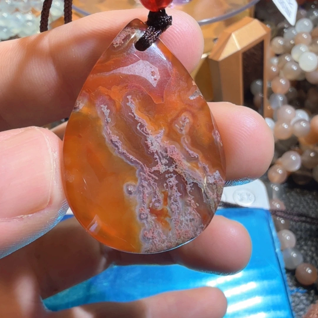 鼠***山水晶吊坠(不含链)未镶嵌