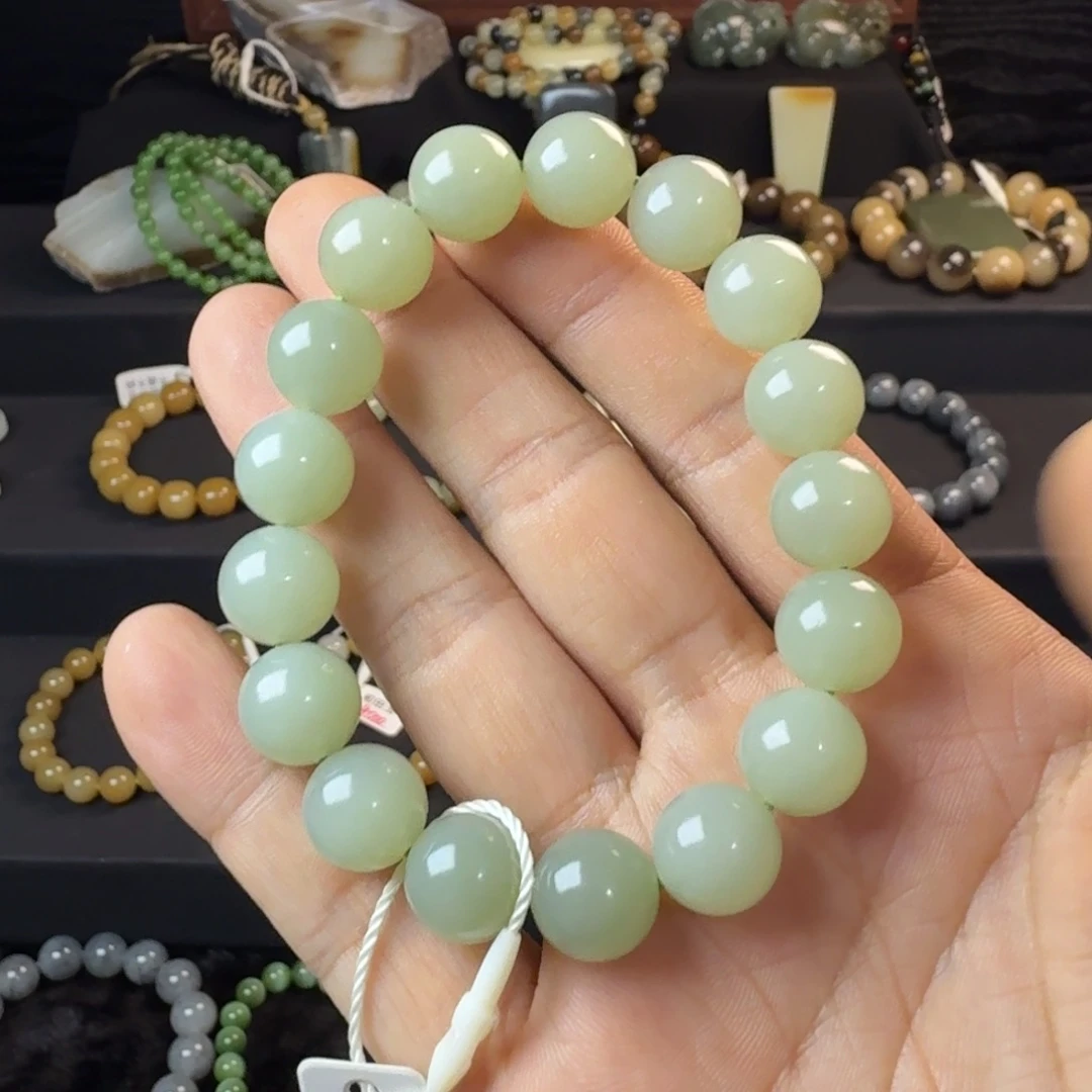 散***拉和田玉未镶嵌手链