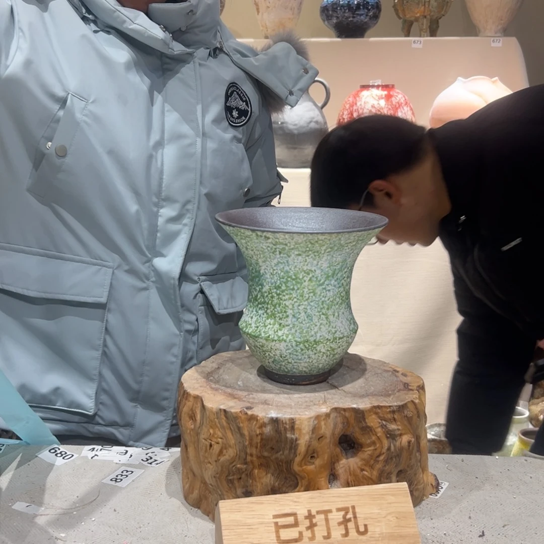 景德镇高温陶瓷花瓶摆件735花瓶摆件