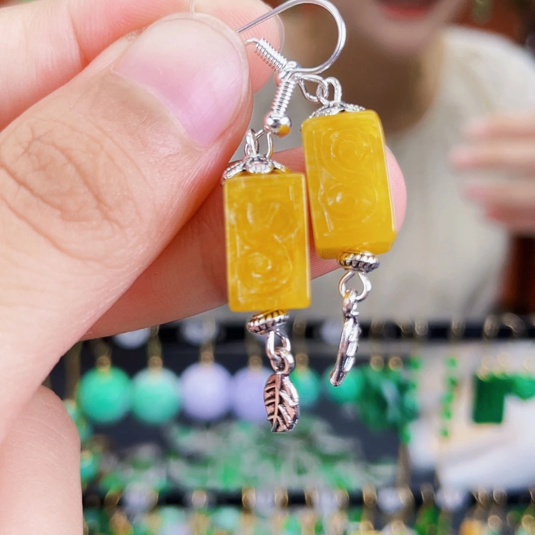 未镶嵌翡翠耳饰饰品