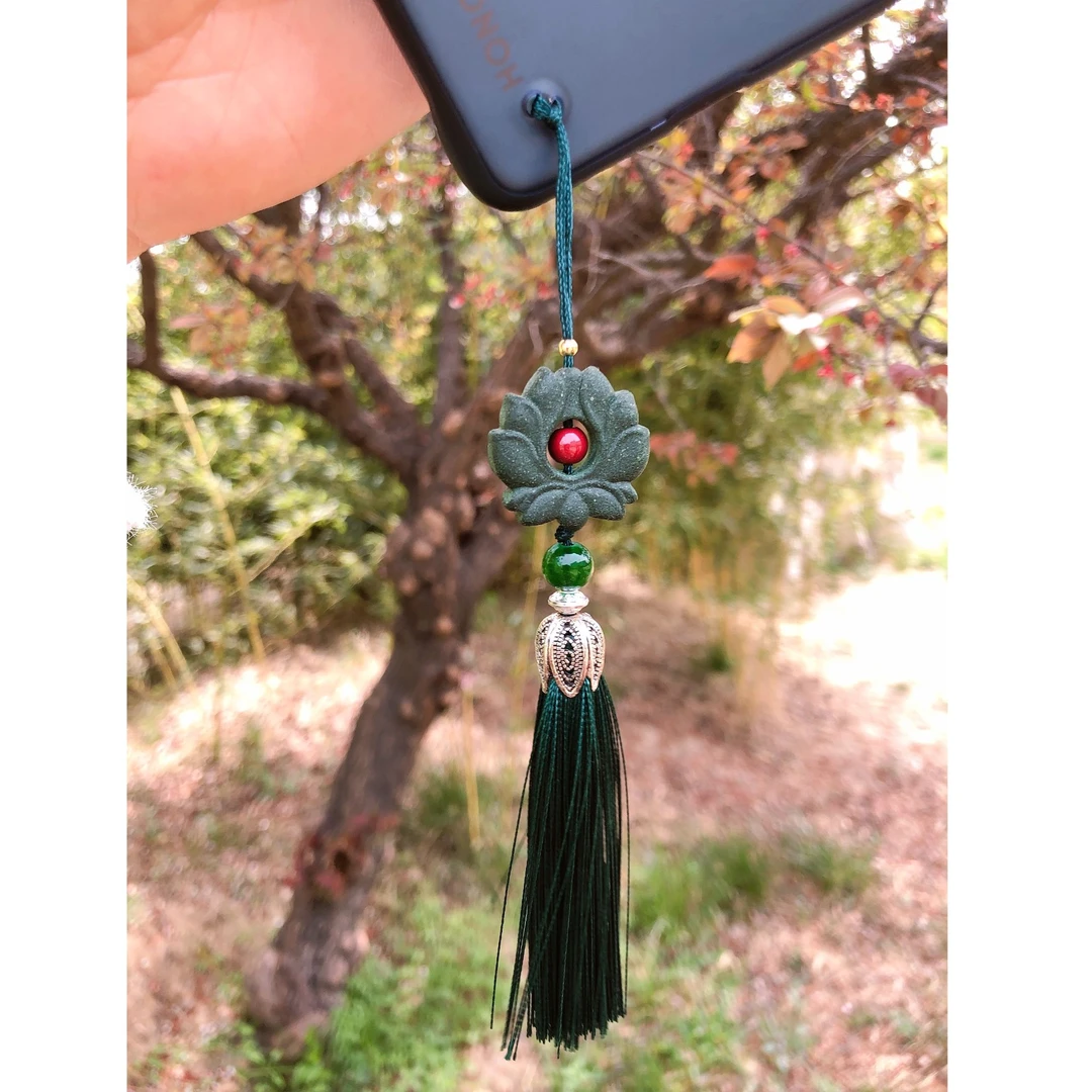 【绿野迷踪莲花挂坠】非遗制作天然合香古法炮制持久留香