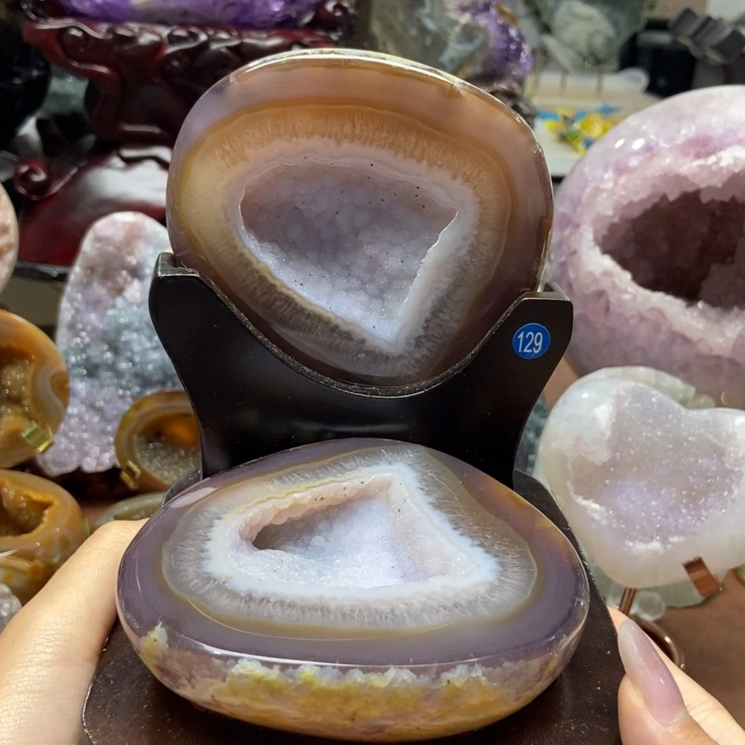 未镶嵌紫晶摆件水晶