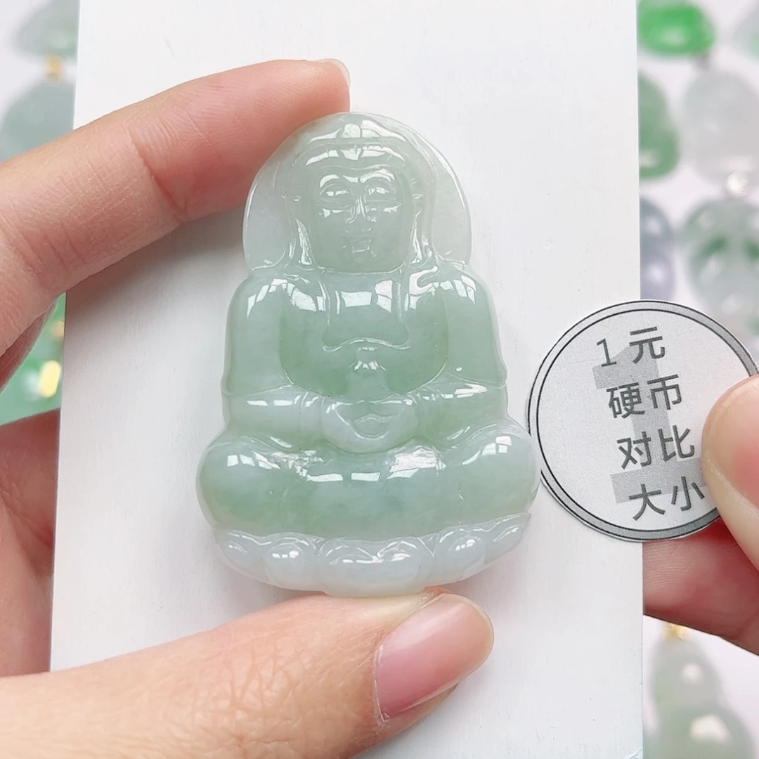 翡翠未镶嵌挂件全场天然A货翡翠