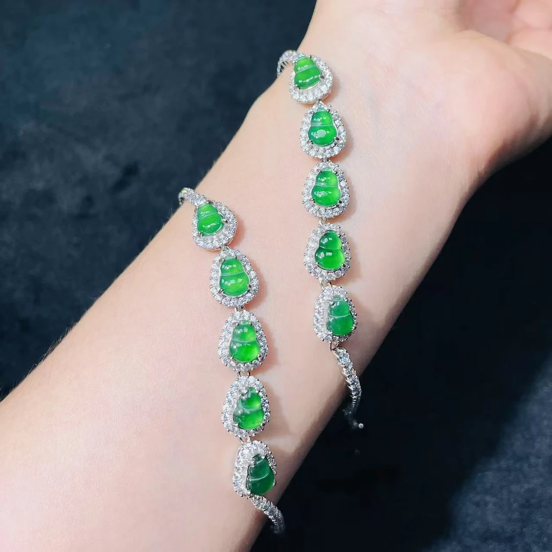 【胖】翡翠手链多样性发其一@k