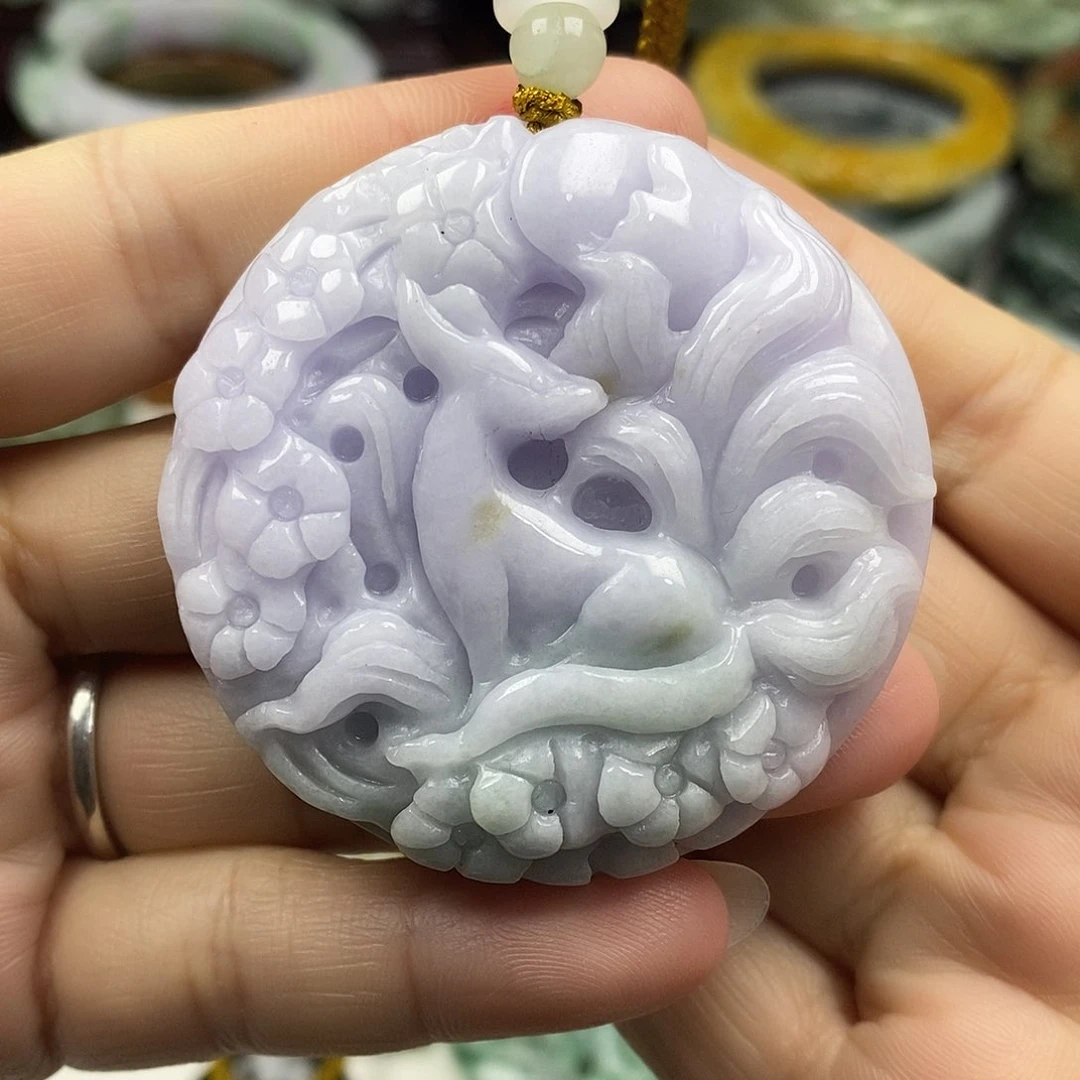 颈饰未镶嵌翡翠牌子