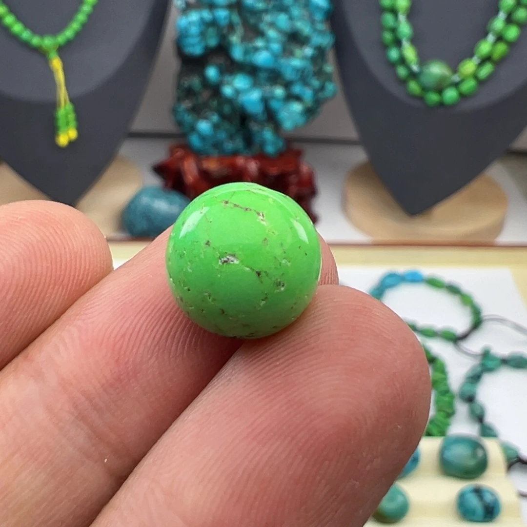 无非金属菜籽绿圆珠