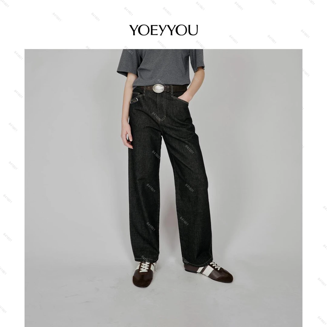 YOEYYOU25FW设计师品牌 修身牛仔裤WHATsUP