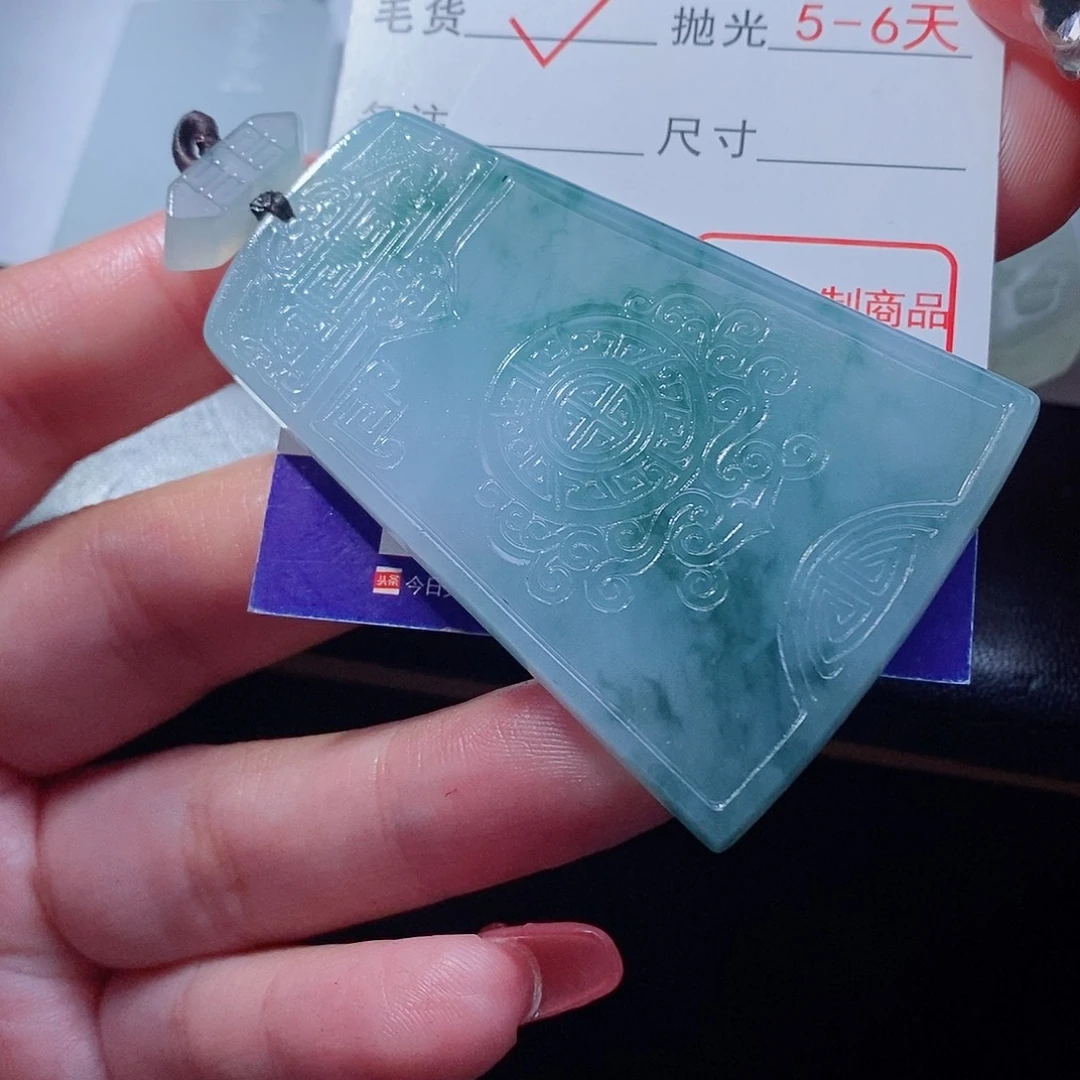 完***赵未镶嵌定制翡翠翡翠