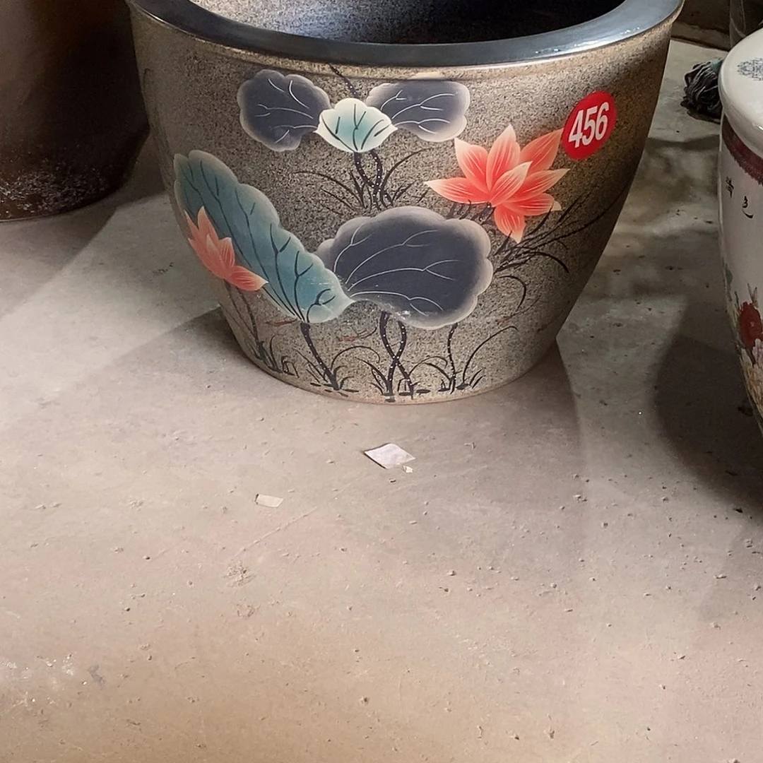 艾***宝景德镇陶瓷鱼缸艺术