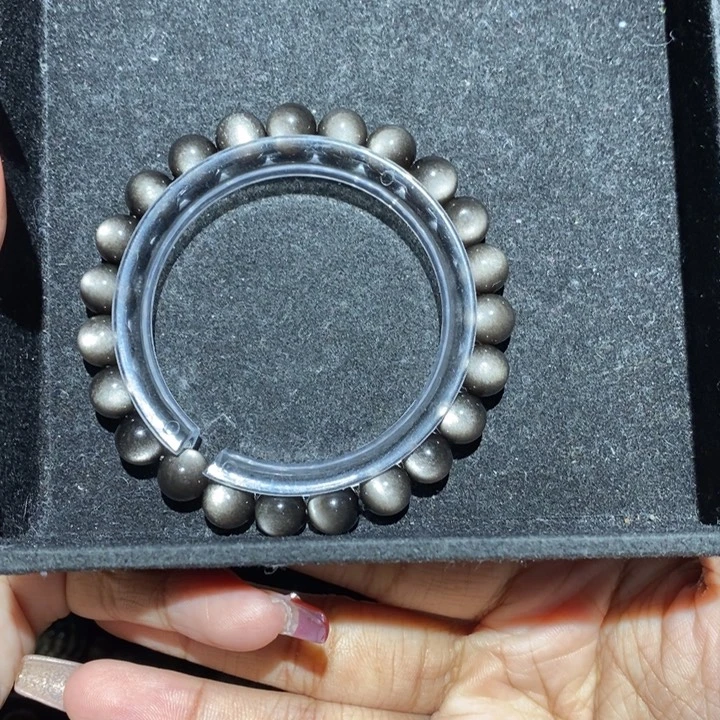 黑曜岩手链未镶嵌往**风