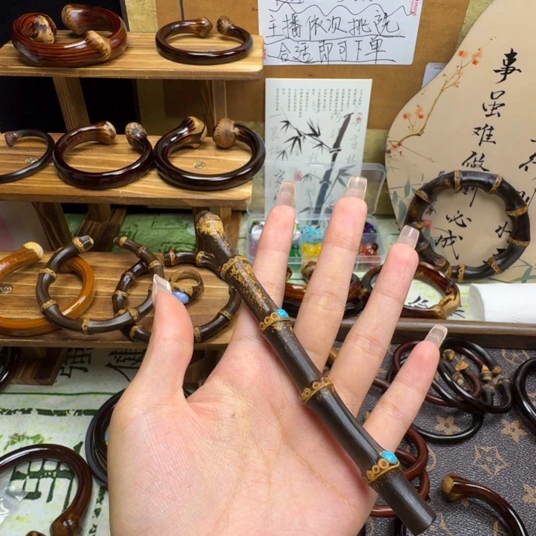 该***神木质非金属藤镯子