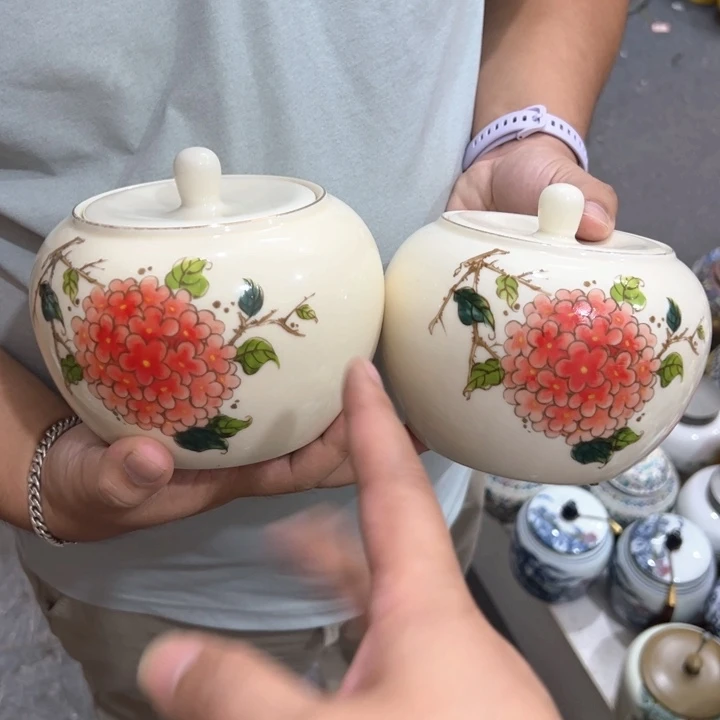 瑕疵福利品陶瓷茶叶罐