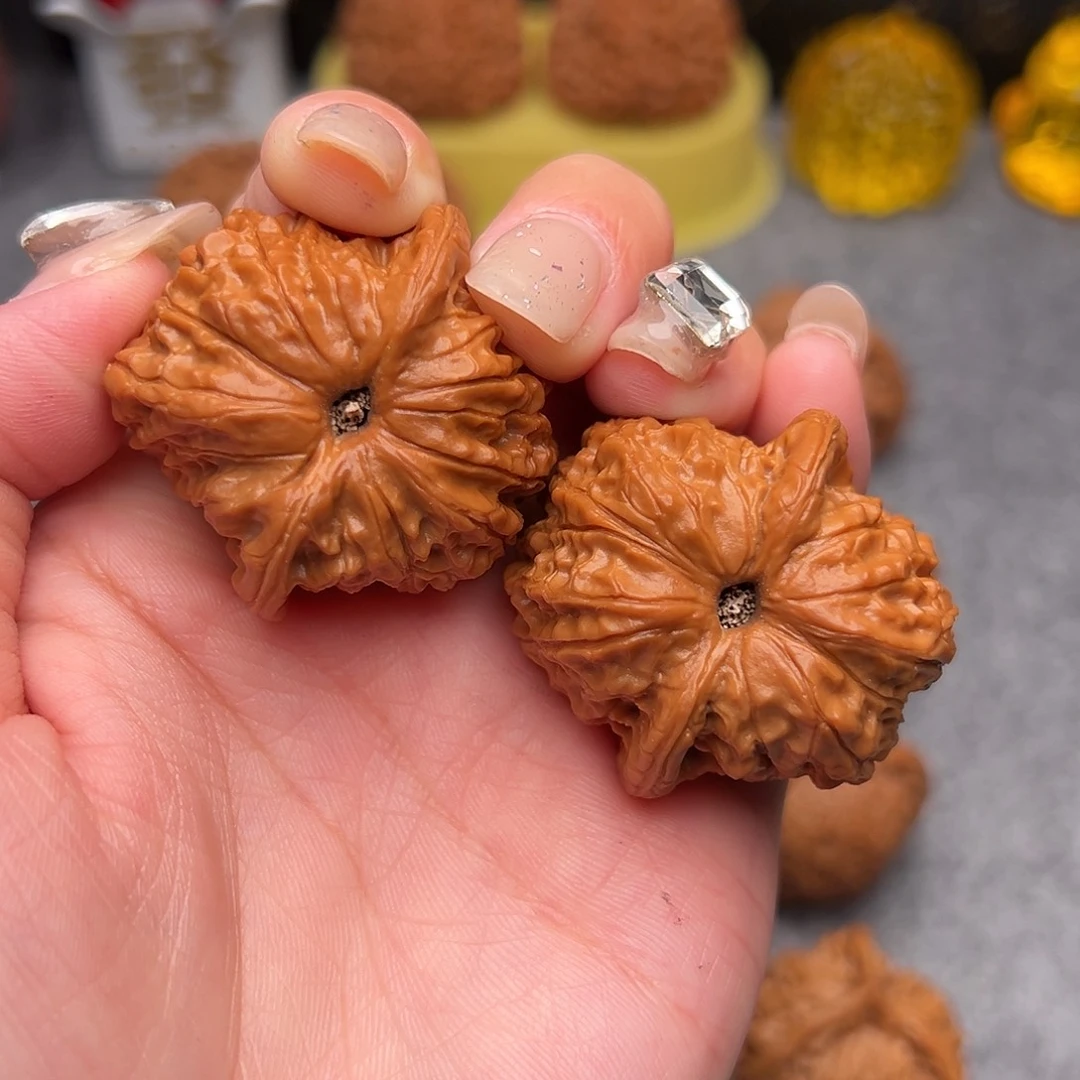 吊坠文玩核桃毕业精品精配血麒麟38.8全品