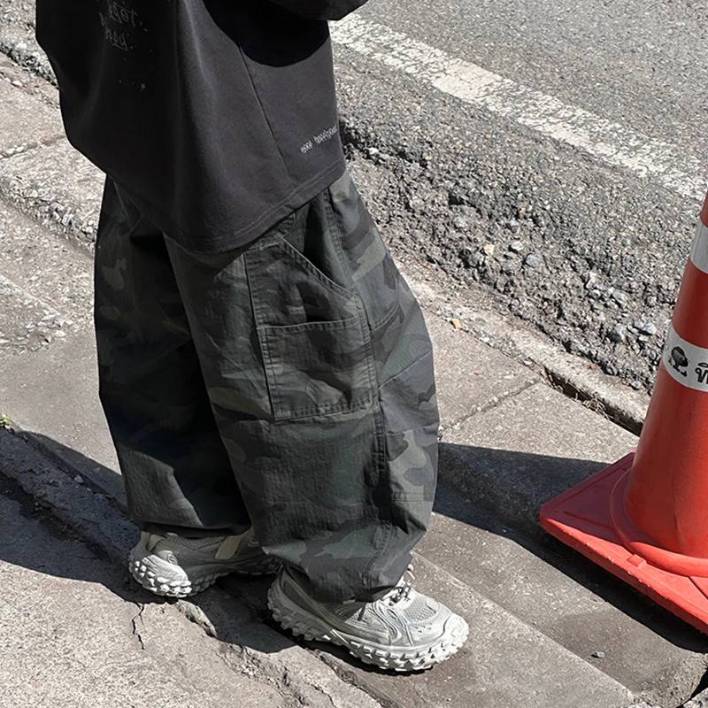 【现货】略略童装儿童春秋款潮酷工装迷彩裤251KZ3206