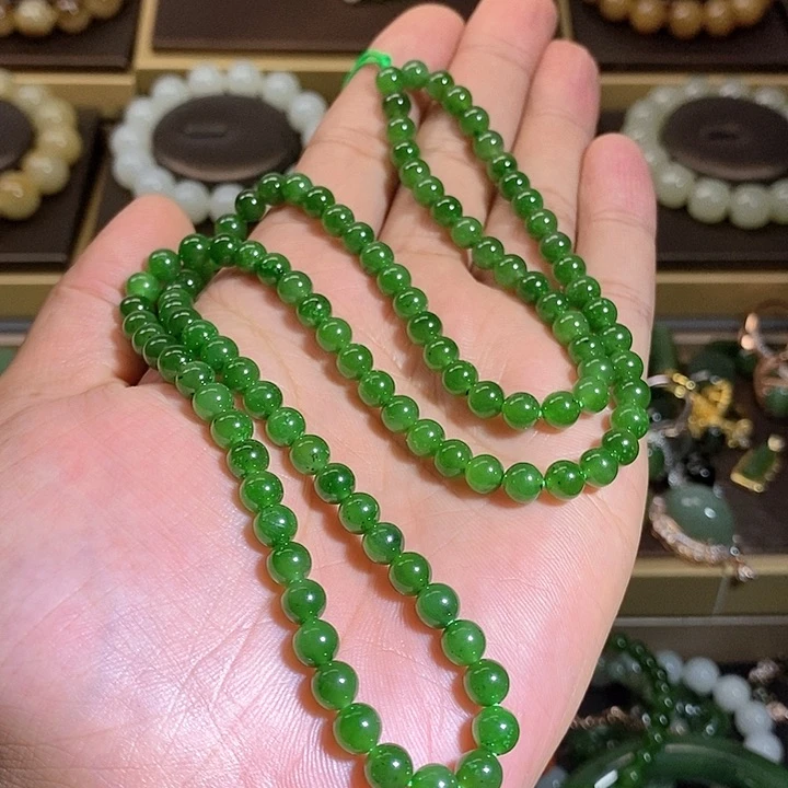 【闪购商品】项链未镶嵌和田玉（碧玉）