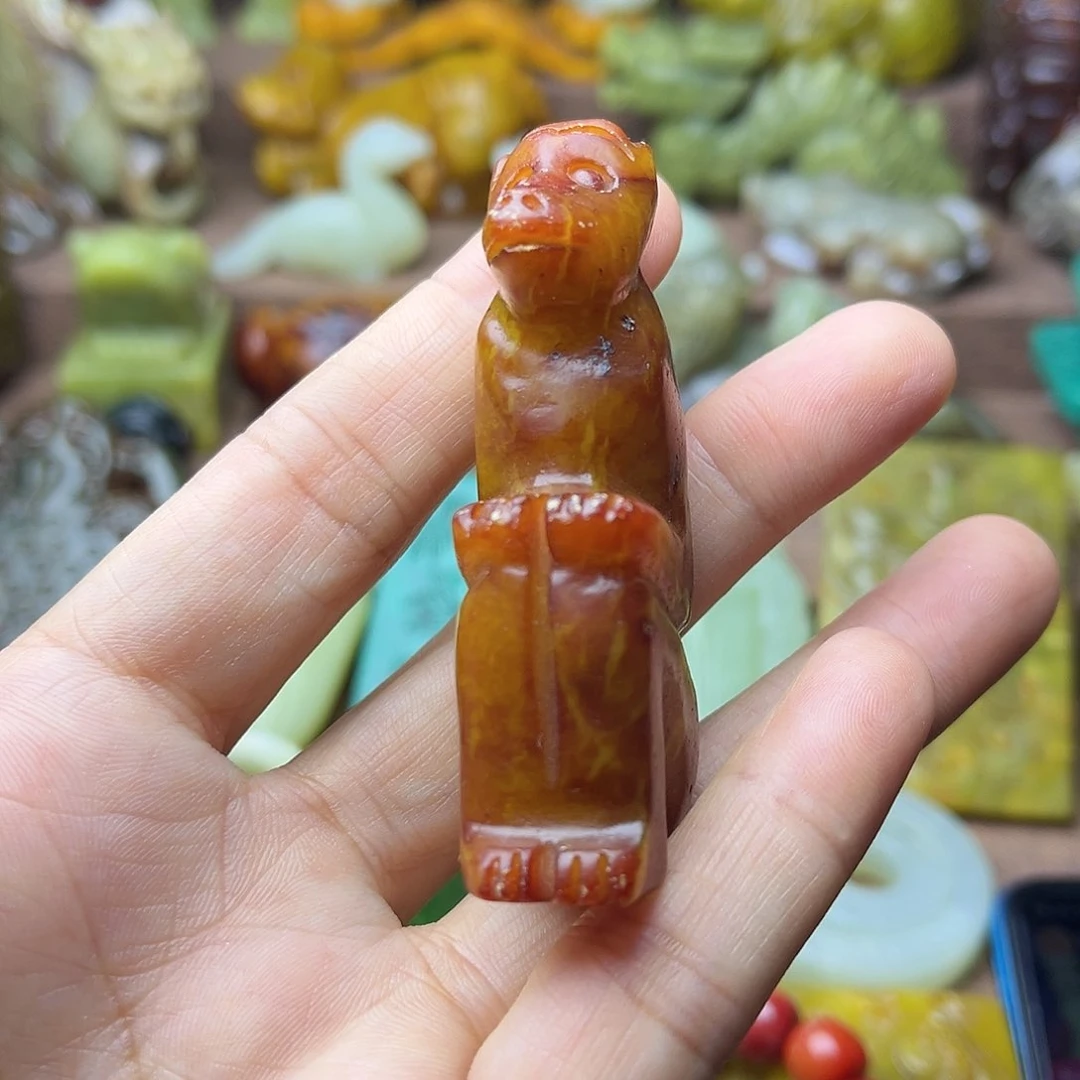 白玉菩提吊坠19。。