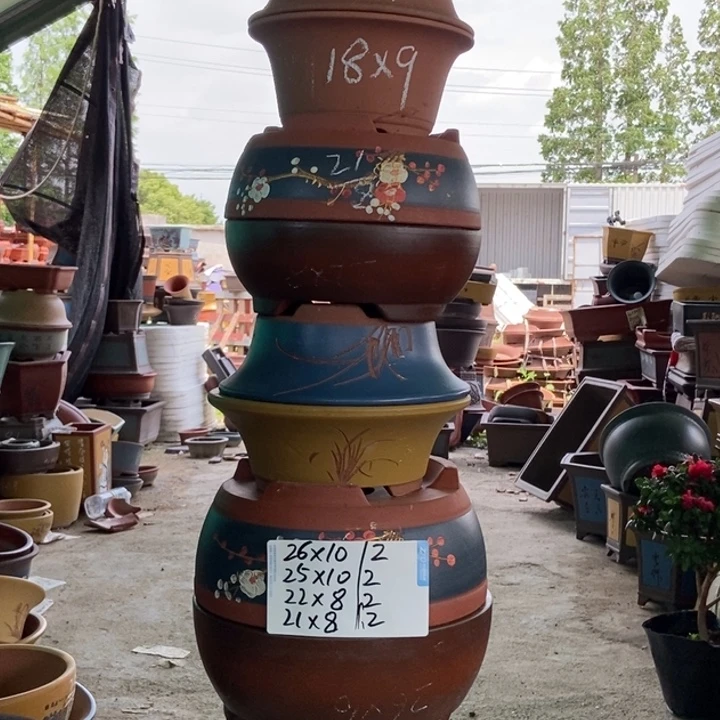 紫砂花盆紫砂紫砂