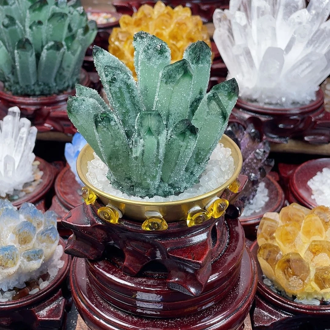 云***棉石材天然绿水晶10，补差价