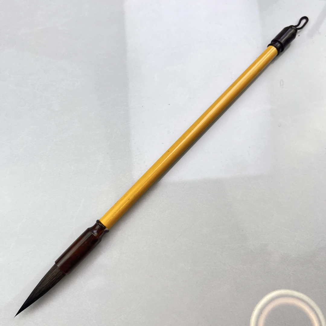 灰尾鼠须。楷书行书 行楷颜楷出峰3.7口径0.95