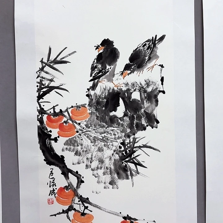 国画亲笔手绘放心去藏